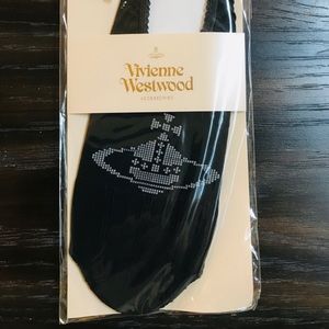 Vivienne Westwood socks large ORB logo dark grey JAPAN EXCLUSIVE made in Japan